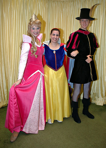 Meeting Aurora and Prince Phillip at Disney World