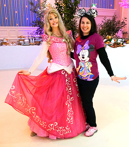 Meeting Aurora at Disneyland Paris