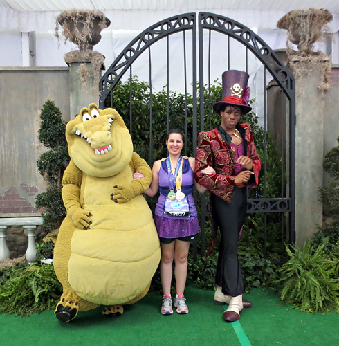 Meeting Dr. Facilier and Louis at Disney World