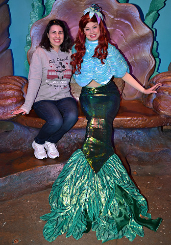 Meeting Ariel at Disney World