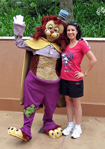 Meeting Gideon at Disney World