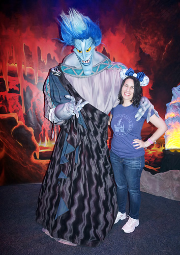 Meeting Hades at Disney World