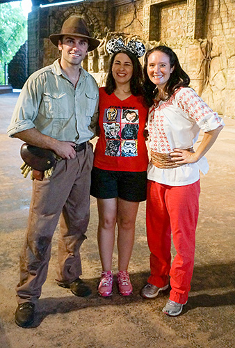 Meeting Indiana Jones and Marion at Disney World