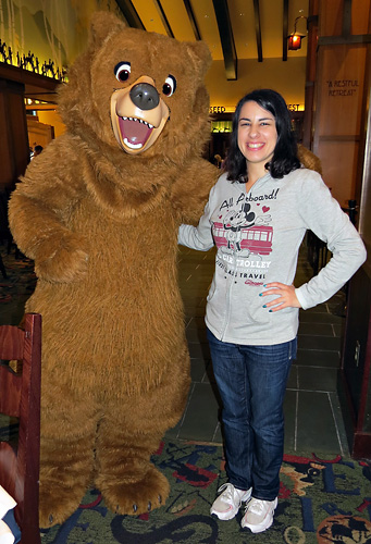 Meeting Kenai at Disneyland