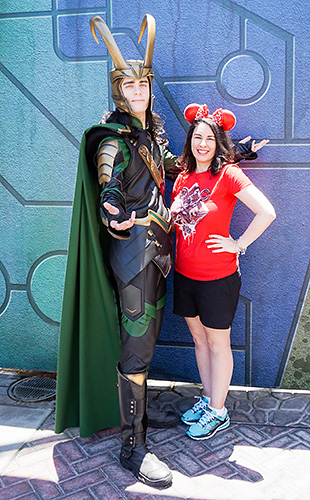 Meeting Loki at Disneyland