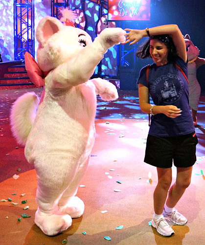 Meeting Marie at Disneyland