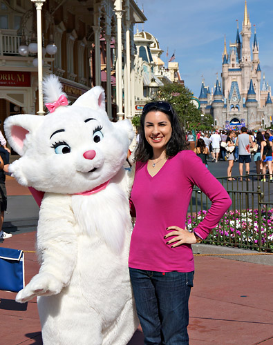 Meeting Marie at Disney World