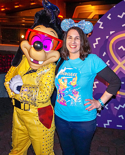Meeting Powerline Max at Disneyland