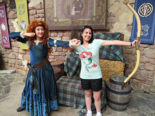 Meeting Merida at Disney World