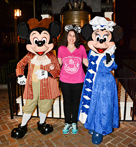 Meeting Mickey Mouse and Minnie Mouse at Disney World