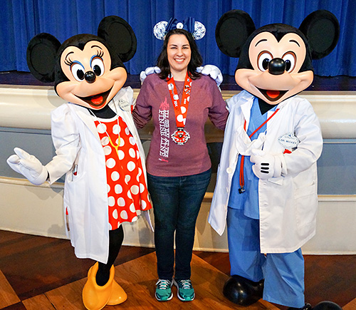 Meeting Mickey Mouse and Minnie Mouse at Disney World