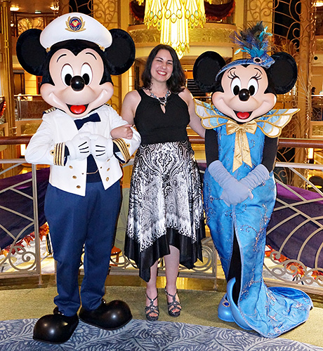 Meeting Minnie Mouse on Disney Cruise Line Fantasy