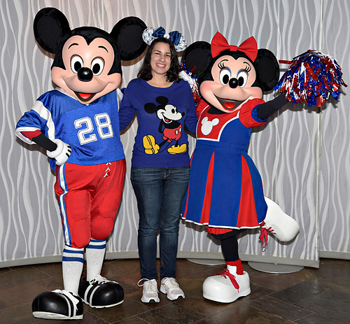 Meeting Mickey Mouse and Minnie Mouse at Disney World