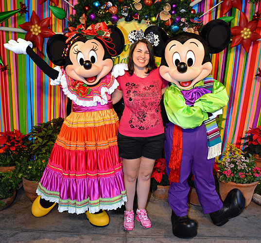 Meeting Mickey Mouse and Minnie Mouse at Disneyland