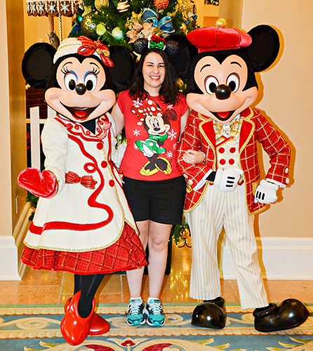 Meeting Mickey Mouse and Minnie Mouse at Disney World