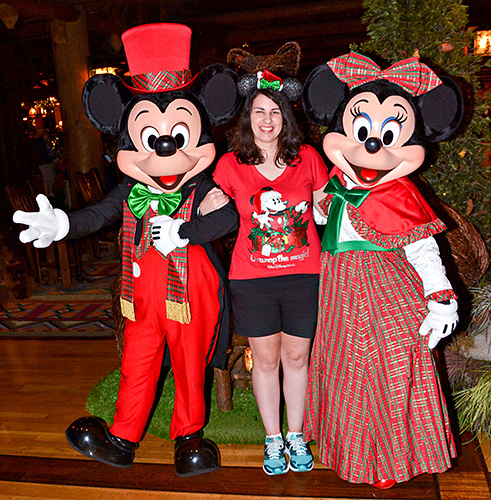 Meeting Mickey Mouse and Minnie Mouse at Disney World