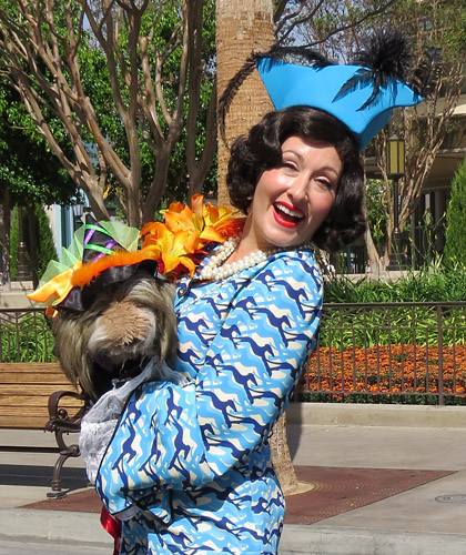 Meeting Donna the Dog Lady at Disneyland