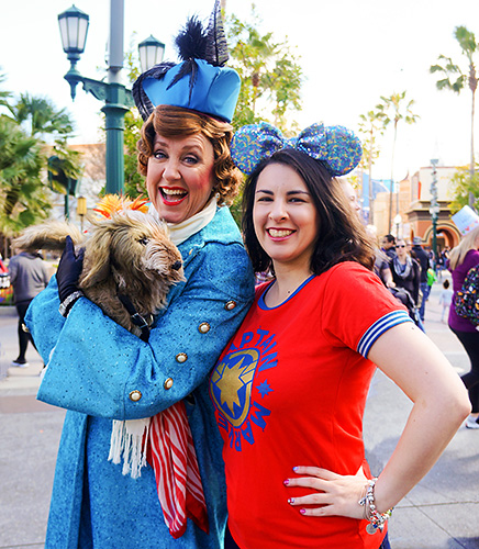 Meeting Donna the Dog Lady at Disneyland