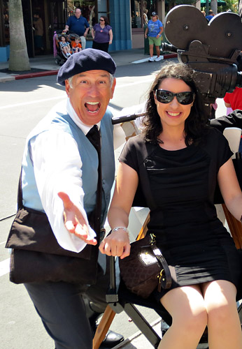 Meeting Citizen of Hollywood Vladimir Pooey at Disney World