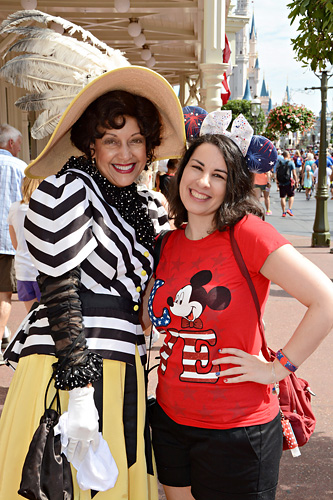 Meeting Inga Depoint at Disney World