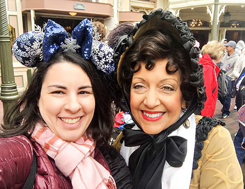 Meeting Inga Depoint at Disney World