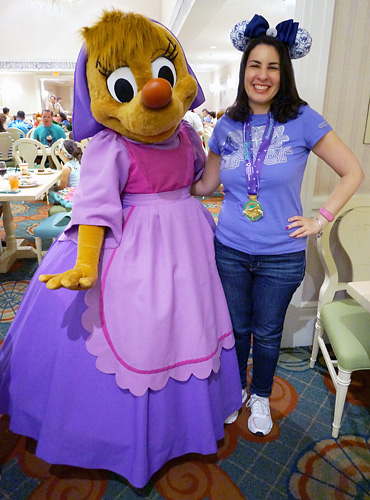 Meeting Perla at Disney World