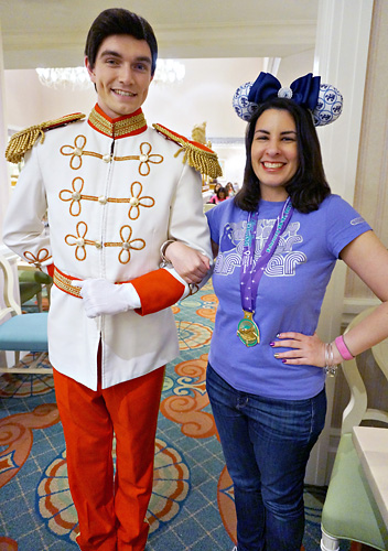 Meeting Prince Charming at Disney World