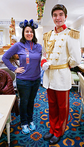Meeting Prince Charming at Disney World