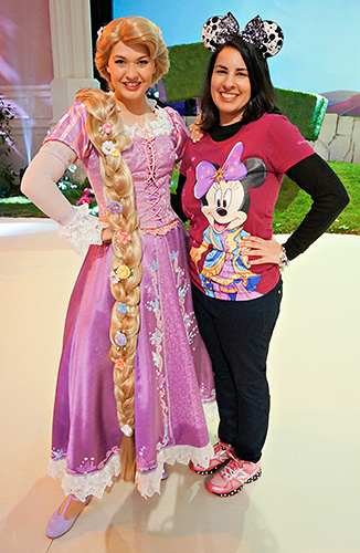 Meeting Rapunzel at Disneyland Paris