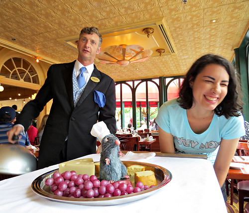 Meeting Remy from Ratatouille at Disney World