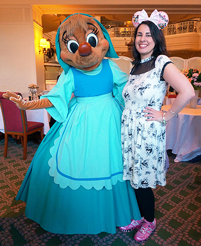 Meeting Suzy at Disneyland Paris