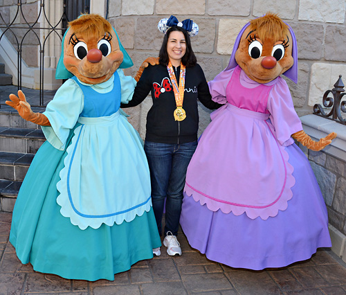 Meeting Suzy and Perla at Disney World