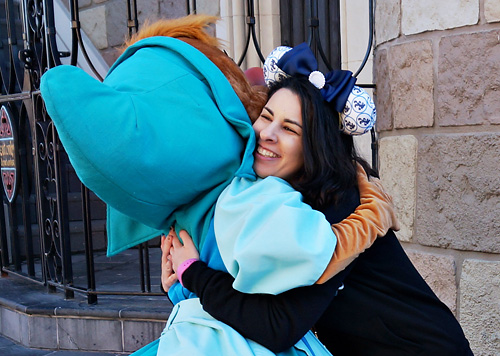 Meeting Suzy at Disney World