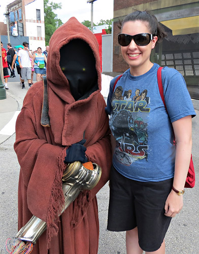 Meeting Jawa at Disney World