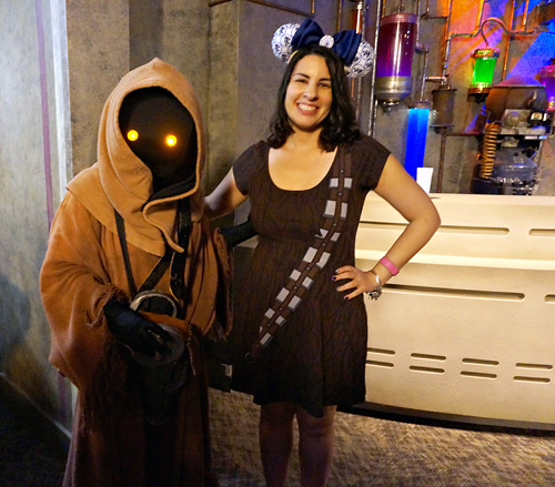 Meeting Jawa at Disney World