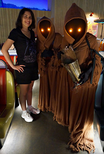 Meeting Jawa at Disney World