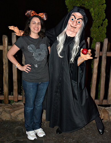 Meeting The Witch at Disney World