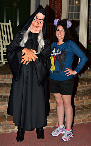 Meeting The Witch at Disney World