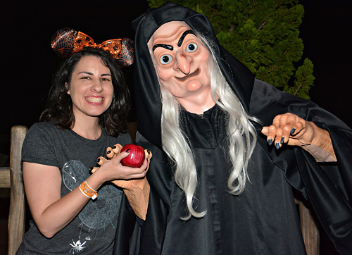 Meeting The Witch at Disney World